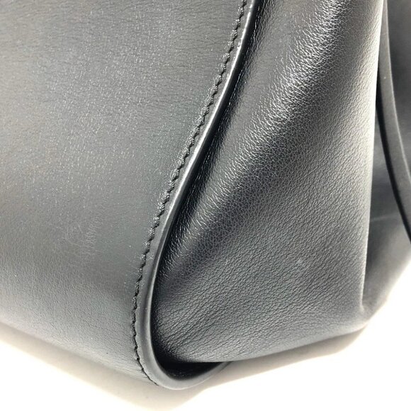 LOEWE hammock Medium 2WAY Hand Bag Leather Black/SilverHardware - Picture 6 of 14